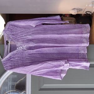 L/XL Lavender Tunic Top